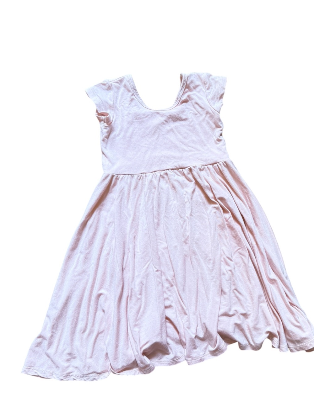 Childhoods Clothing Light Pink Cap Sleeve Twirl Dress